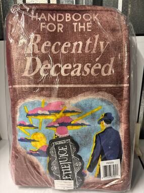 Beetlejuice Handbook for the Recently Deceased Pillow Book Franco NWT Sealed